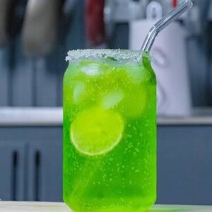 Green apple mojito
