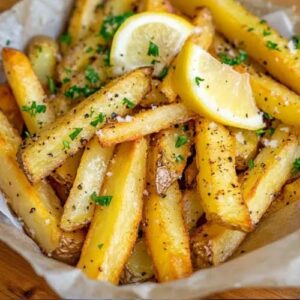 Lemon paper fries