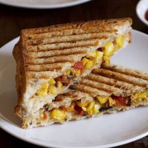 Cheese corn sandwich