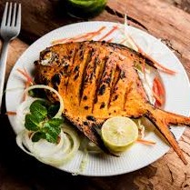 Tandoori fish
