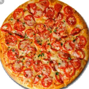 Cheese tomato pizza