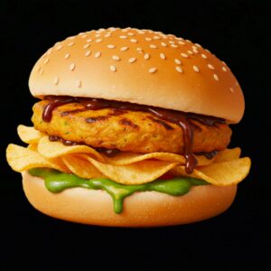Masala munch burger
