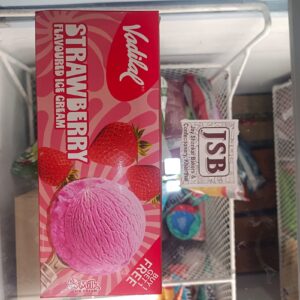 Strawberry ice cream + 2 tissue