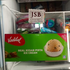 Real kesar pista ice cream + 2 tissue