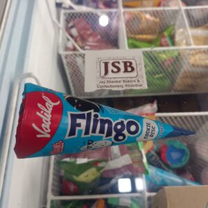Flingo cookie disc ice cream + 2 tissue
