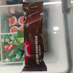 One up chocobar ice cream + 2 tissue