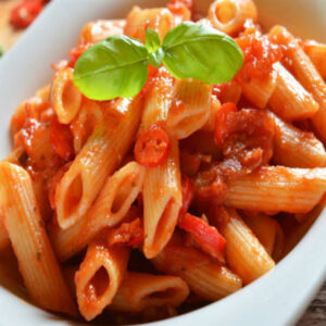 Red arabita pasta